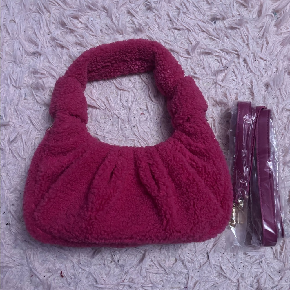 Plush Pink Handbag